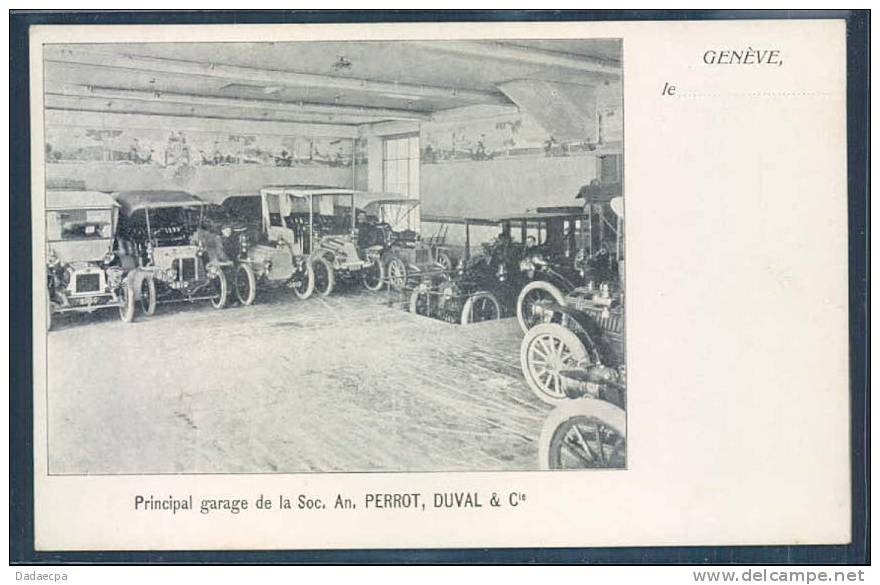 Principal Garage De La Société An. Perrot, Duval &amp; Cie. Genève, Voitures, Auto, - Genève