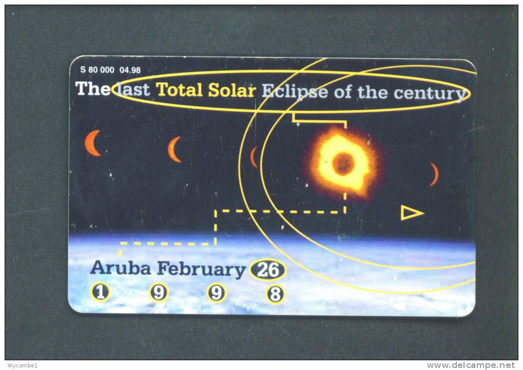 ARUBA  -  Chip Phonecard As Scan - Aruba