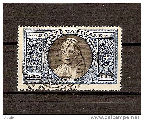 Vatican Vatikan 1933 Yvertn° 54 (°) Oblitéré Used Cote 7,50 Euro - Used Stamps