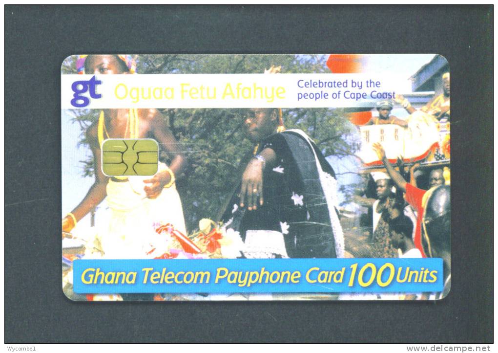 GHANA  -  Chip Phonecard As Scan - Ghana