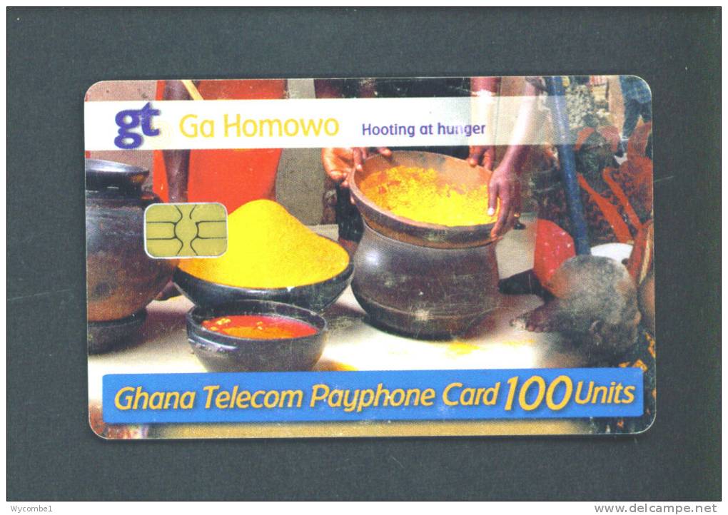 GHANA  -  Chip Phonecard As Scan - Ghana