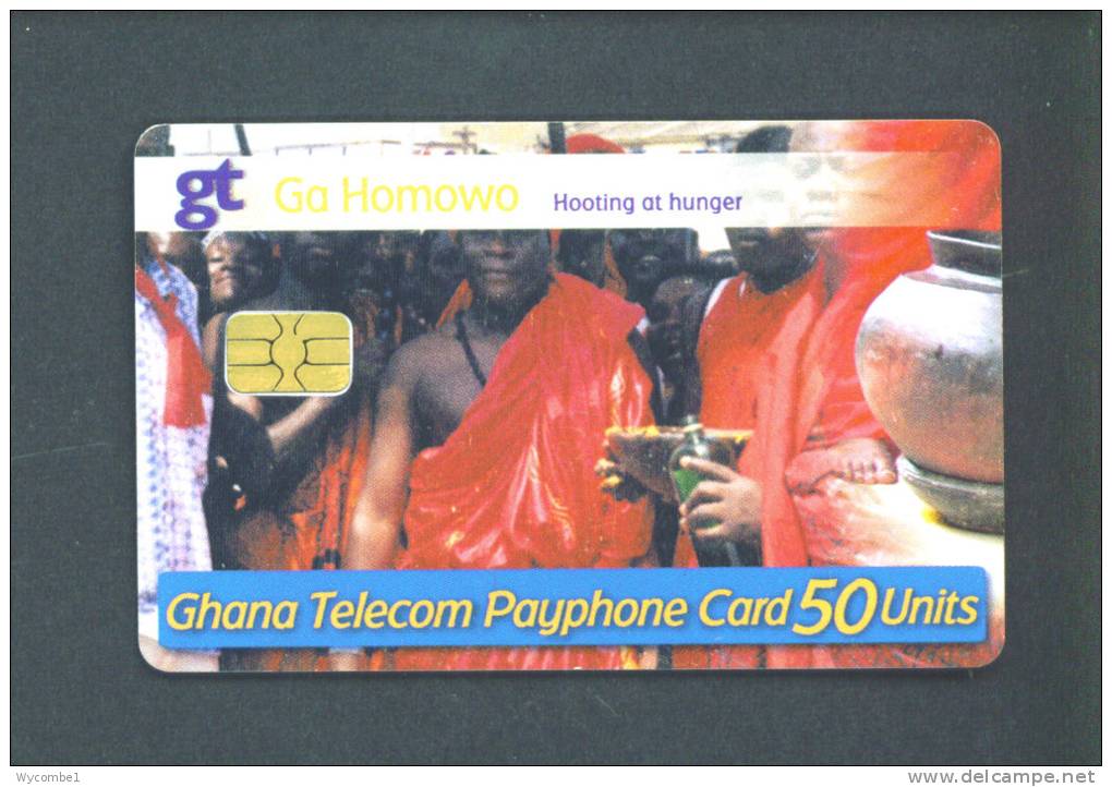 GHANA  -  Chip Phonecard As Scan - Ghana