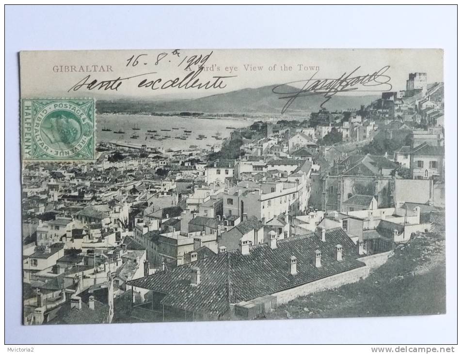 GIBRALTAR - Vue D'oiseau De La Cité - Gibraltar