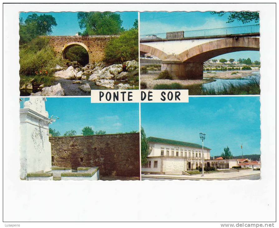 Portugal Cor 16160 - PONTE DE SOR - PONTES - TRIBUNAL - Portalegre