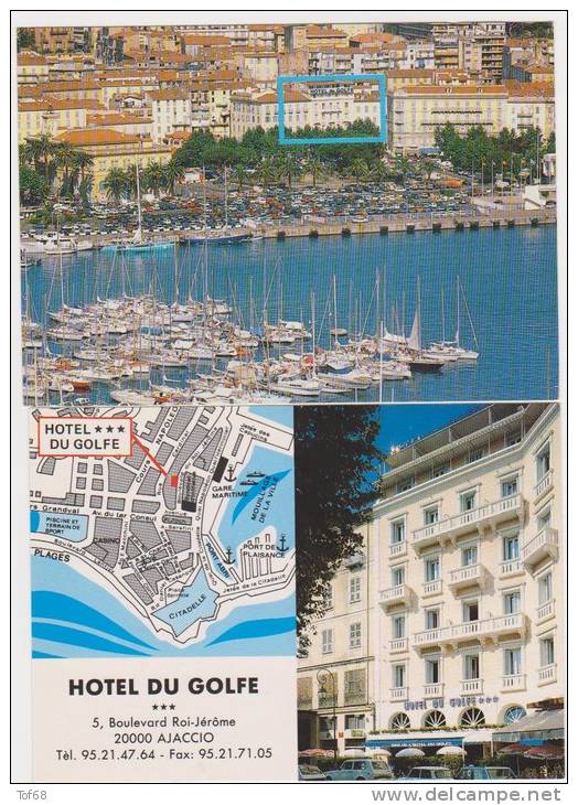 Corse 2 Cartes Ajaccio Hotel Du Golf - Ajaccio