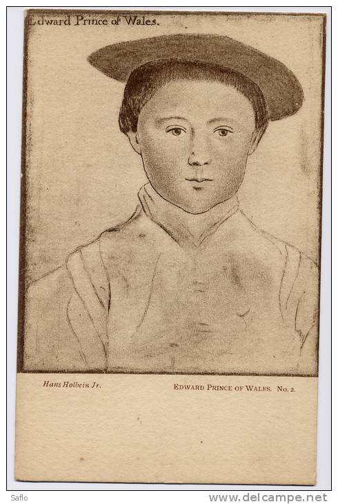 CPA  Famille Royale Edward Prince Of Wales, Le Prince De Galles - Hans Holbein Jr - Carte Neuve - Autres & Non Classés