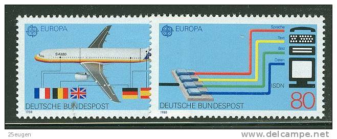 GERMANY 1988 EUROPA CEPT   MNH - 1988