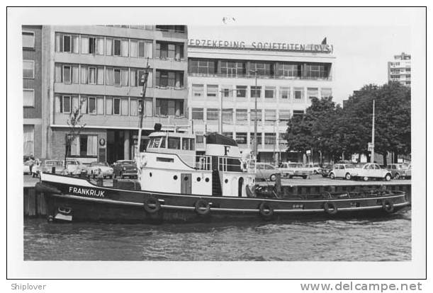 Remorqueur FRANKRIJK - Photo Ancienne Et Authentique - Tugboats