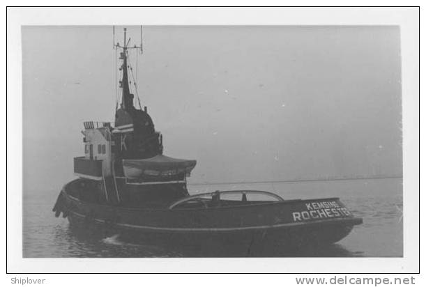 Remorqueur KEMSING - Photo Ancienne Et Authentique - Tugboats