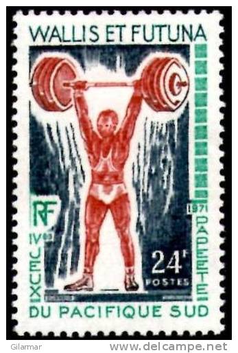 WALLIS & FUTUNA ISLANDS 1971 - 4th SOUTH PACIFIC GAMES - WEIGHTLIFTING - MINT - Weightlifting