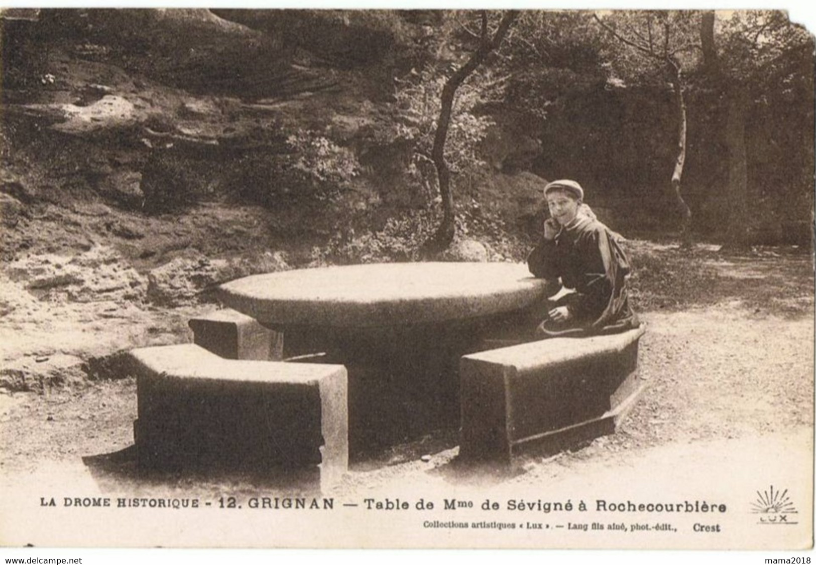 Grignan   .   Table De Madame  Sévigné  à Rochecourbière - Grignan