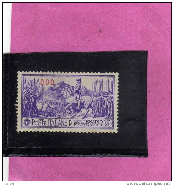 EGEO 1930 COO FERRUCCI 20 C MNH - Egeo (Coo)