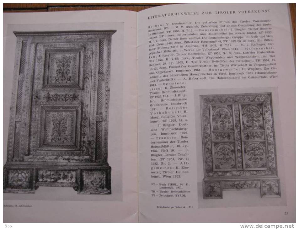 Führer Durch Das Tiroler Volkskunst Museum In Innsbruck  23 Pages 14.5 X 21 Cm Papier Glacé Largement Illustrées - Autriche