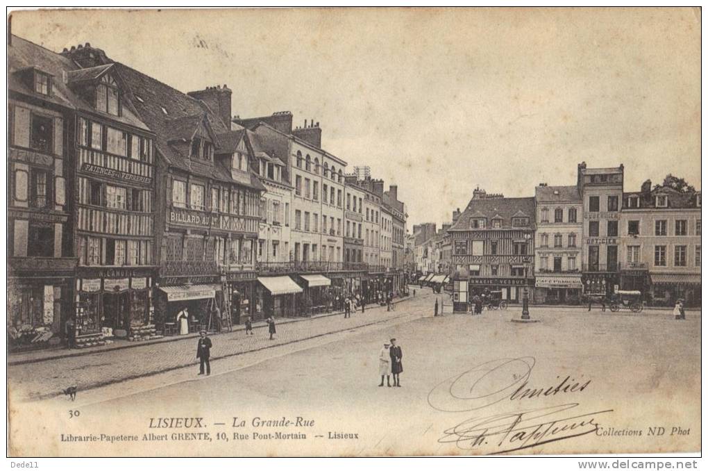 14 LISIEUX - La Grande-Rue - Lisieux