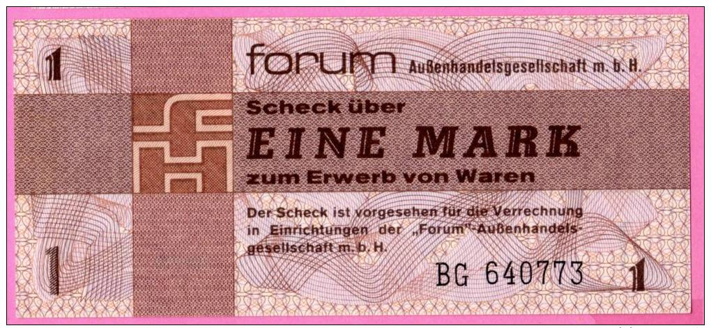 ** FORUM **  ALEMANIA GERMANY DEUTSCHLAND   - RDA / GDR / DDR  **  1 Mark / Marco 1979  **  PICK FX2 - Forum-Aussenhandelsgesellschaft MbH