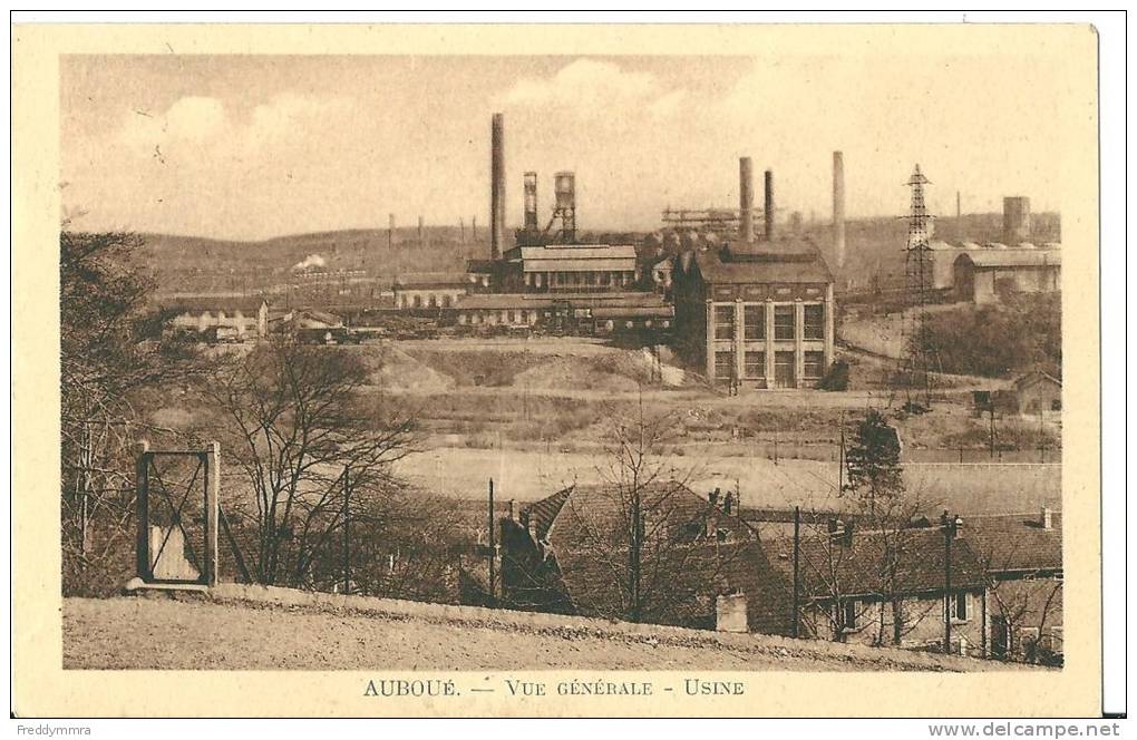 Auboué: Vue Générale De L´usine - Homecourt