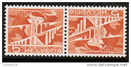 SWITZERLAND   Scott #  329*  VF MINT LH "Tete-Beche" - Neufs