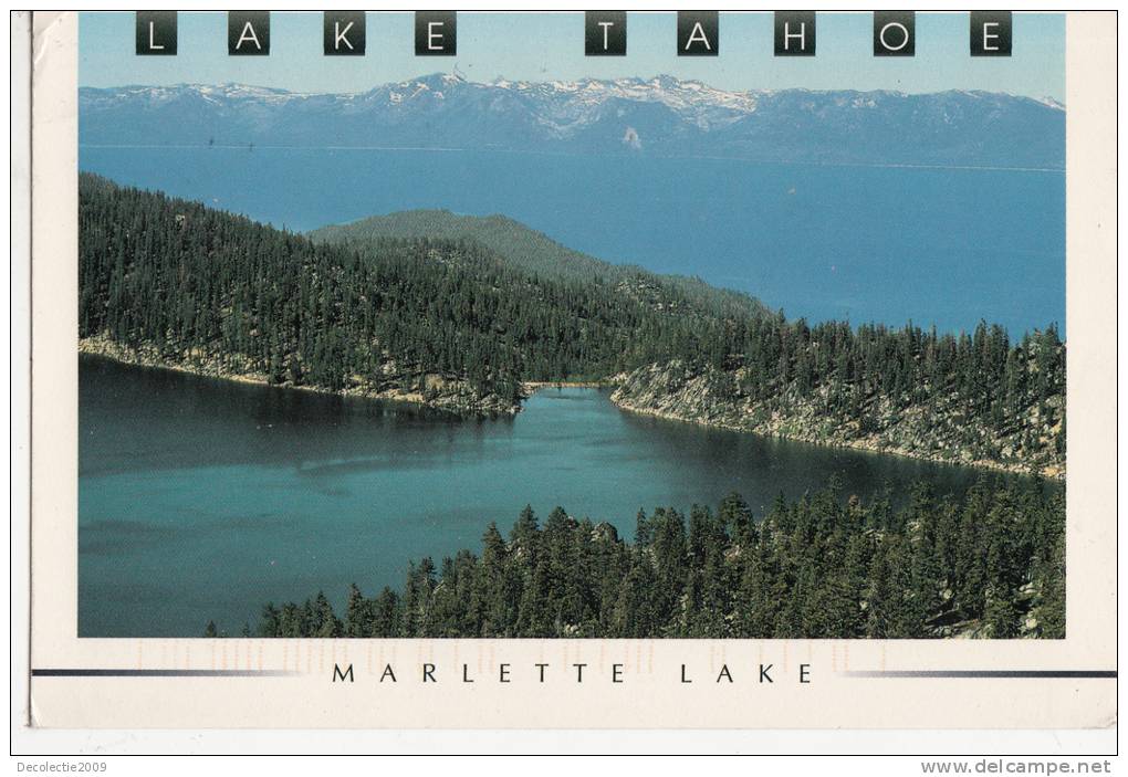 ZS12302 Lake Tahoe Marlette Lake Sierra Nevada Used Perfect Shape - Las Vegas