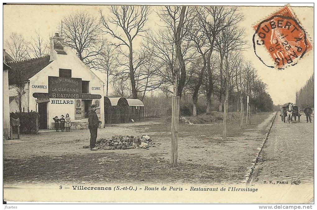 94 - VILLECRESNES - Route De Paris - Restaurant De L' Hermitage - Villecresnes