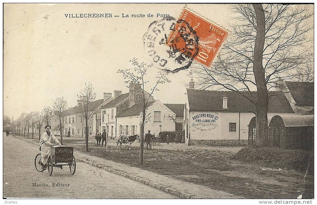 94 - VILLECRESNES - La Route De Paris - Villecresnes