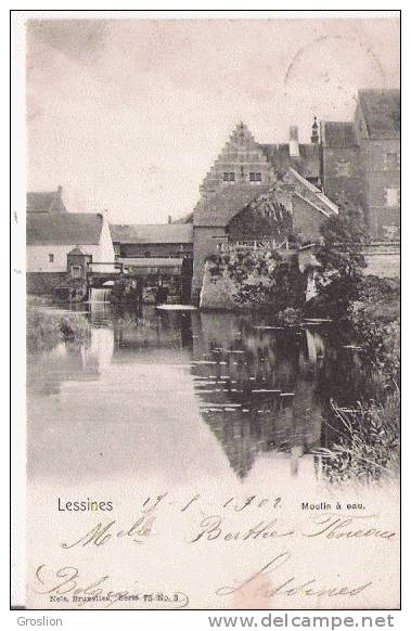 LESSINES  3  MOULIN A EAU    1902 - Lessines