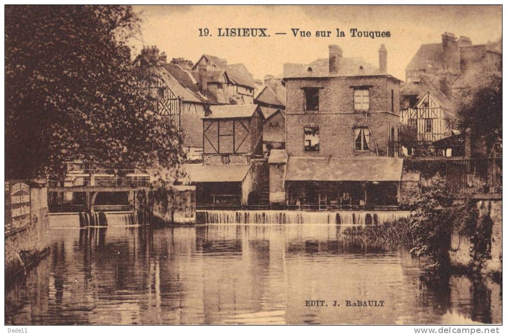 14 LISIEUX - Vue Sur La Touques - Lisieux