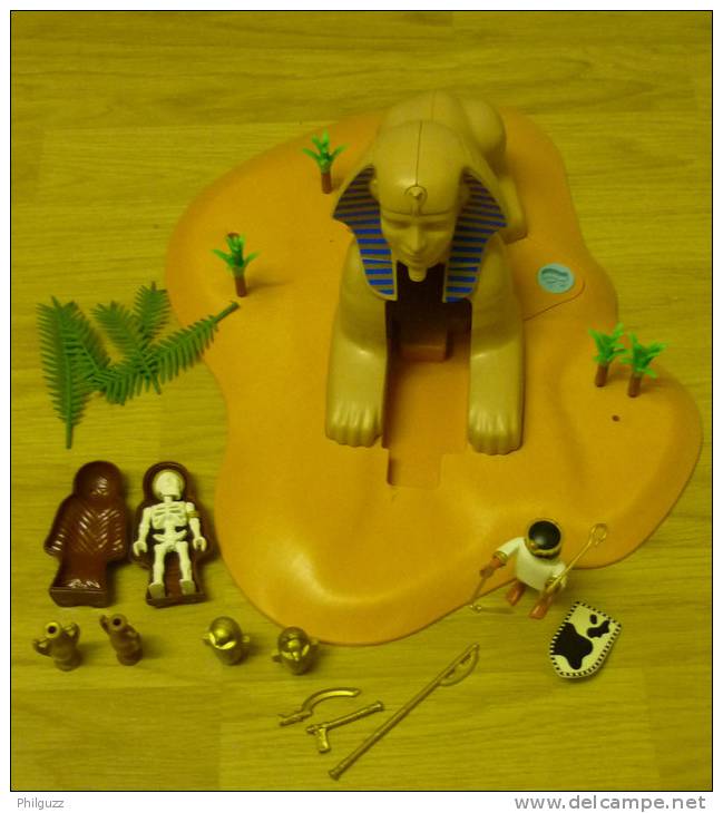 PLAYMOBIL EQUIVALENCE BOITE 4242 LE SPHINX EGYPTIEN INCOMPLET Sans Boîte Ni Notice De Montage - Playmobil