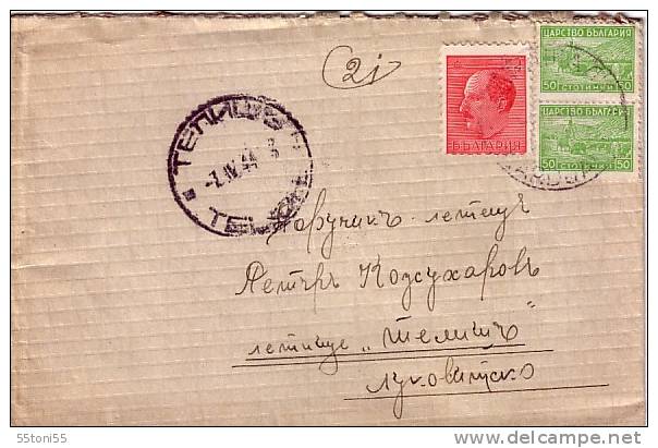 Bulgaria Bulgarie Bulgarien Bulgarije Cover - Circulées /travel – Teliche  1944 - Covers & Documents