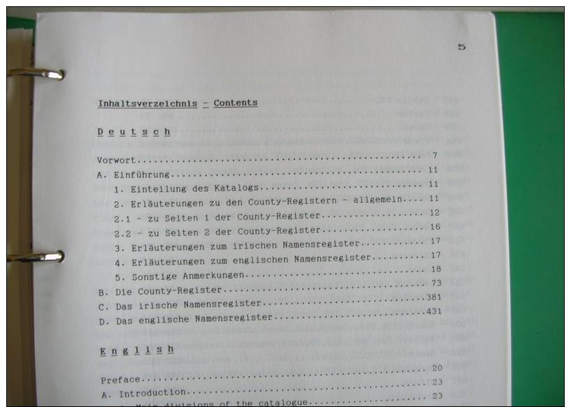 Forschungsgemeinschaft Irland: Irische Postämter 1600 - 1990 - Sonstige & Ohne Zuordnung