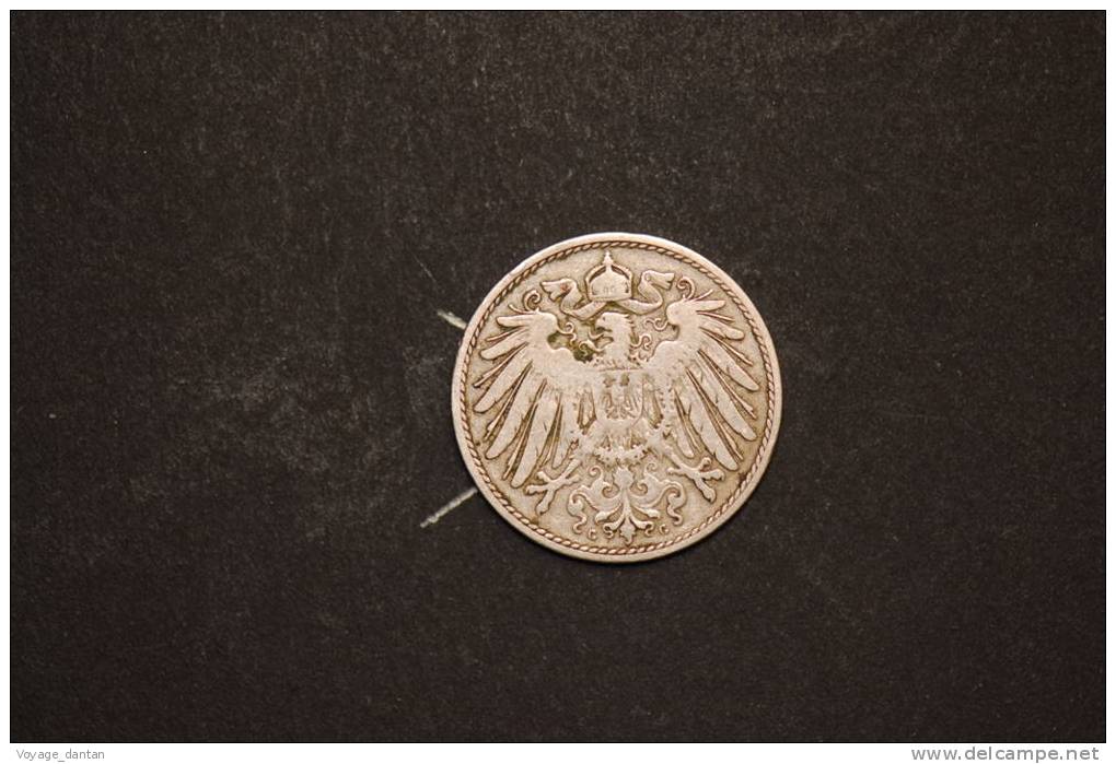 10 REICH PFENNIG 1898 G KARLSHRUHE - 10 Pfennig