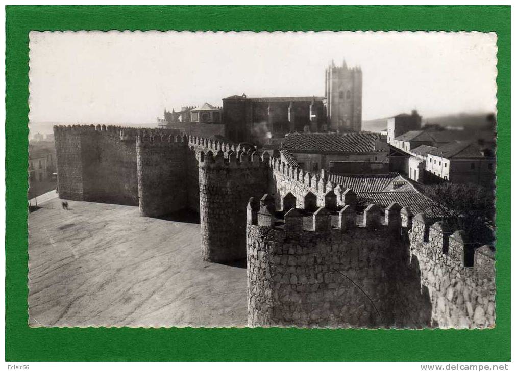 Avila - Murailles, Murallas, Walls  Cpsm    Dentelée    Année 1953  état   Impeccable - Ávila