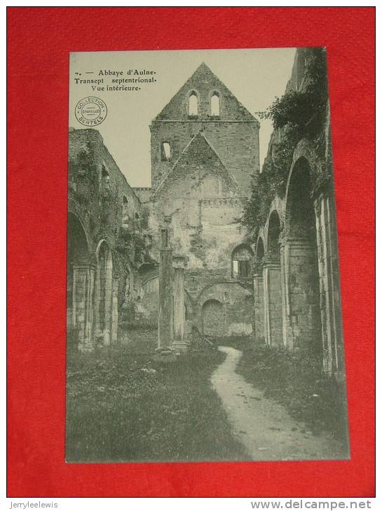 Gozée  -  Abbaye D´Aulne -  Transept Septentrional , Vue Intérieure  -  ( 2 Scans ) - Thuin