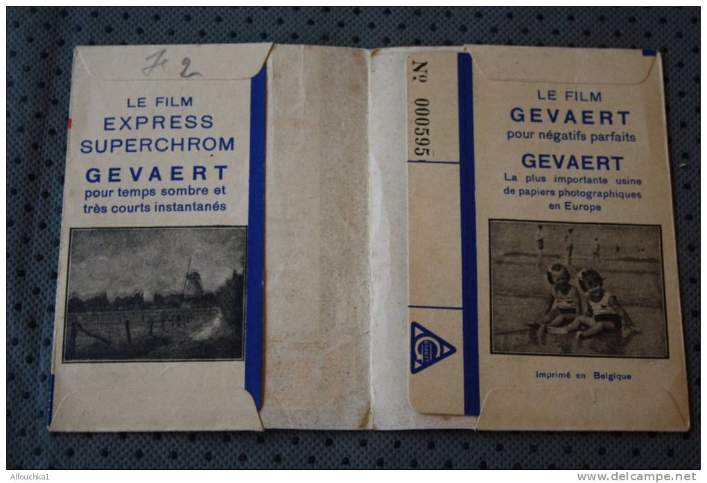 POCHETTE POUR PHOTOGRAPHIE ET NEGATIF MARQUE GEVAERT &gt; PHOTO D'ART SCHMITT RUE D'ILLIZACH  MULHOUSE 68 - Autres & Non Classés