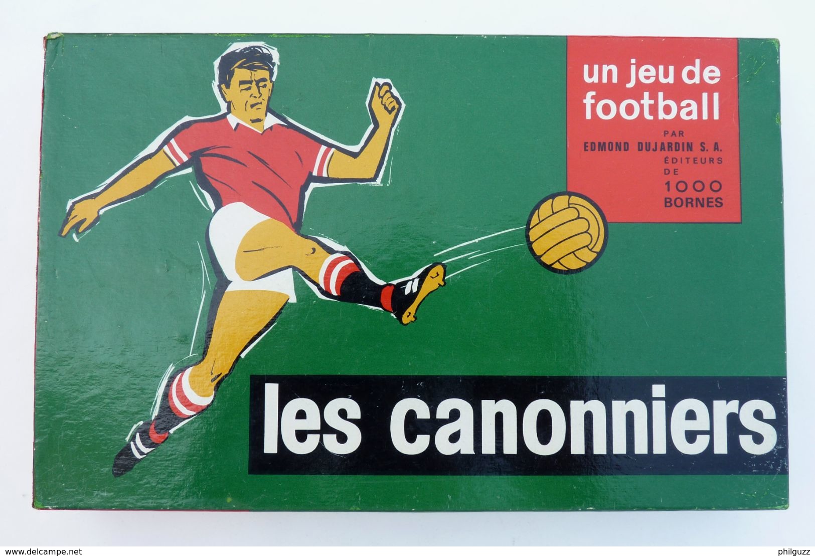 JEU DE SOCIETE LES CANNONIERS 1965 DUJARDIN FOOTBALL FOOT - Sonstige & Ohne Zuordnung