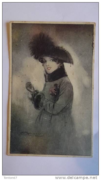 Illus MAUZAN  Femme (élégante) - Mauzan, L.A.