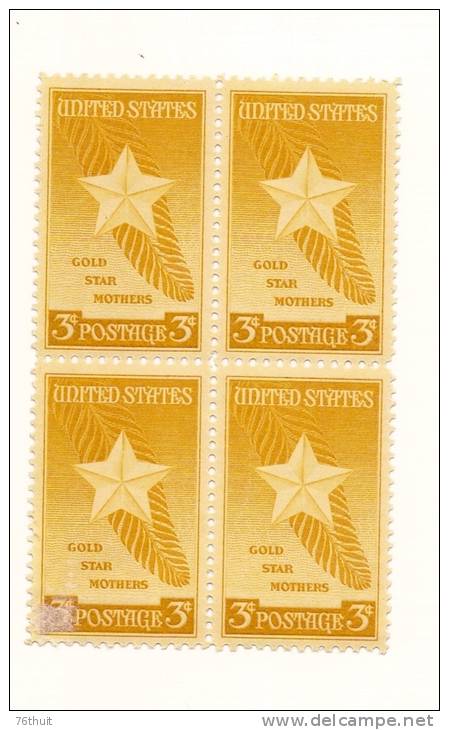 1948 - ETATS UNIS - USA - Neufs Sans Charnière - Gold Star Mothers- Scott N° 969 - Ongebruikt