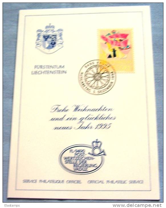 ==  Lichtenstein Weinachtskarte1995 - Verzamelingen