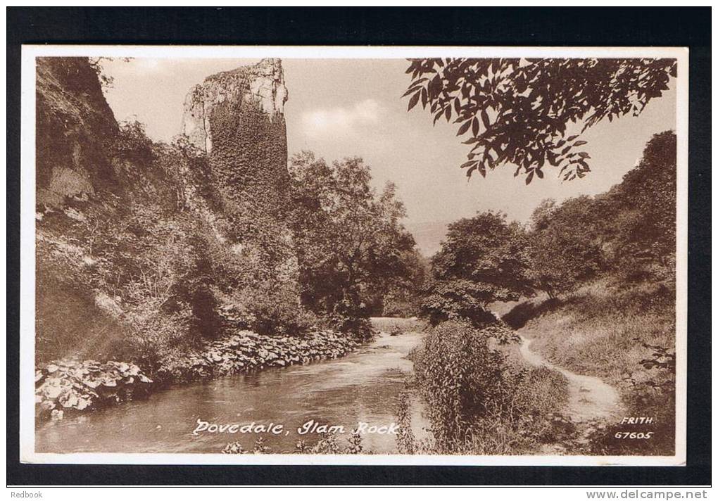 RB 793 - Postcard Ilam Rock Dovedale Peak District Derbyshire - Derbyshire