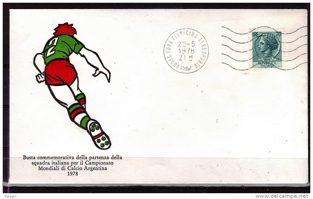 ITALIE   Cover    Cup 1978     Football  Soccer  Fussball - 1978 – Argentina