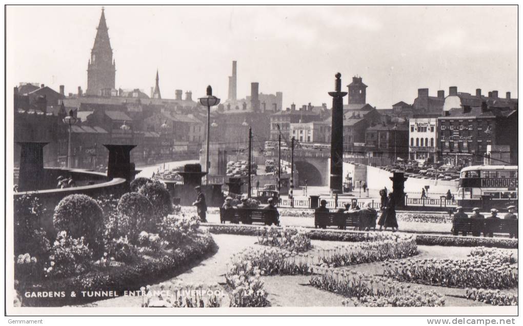 LIVERPOOL - GARDENS AND TUNNEL ENTRANCE - Liverpool