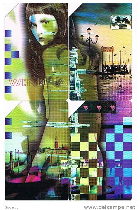 POLONIA (POLAND) - TP (URMET) - 2000  VALENTINE DAY: COMPLET PUZZLE OF 4            - USED  -  RIF. 3452 - Puzzle