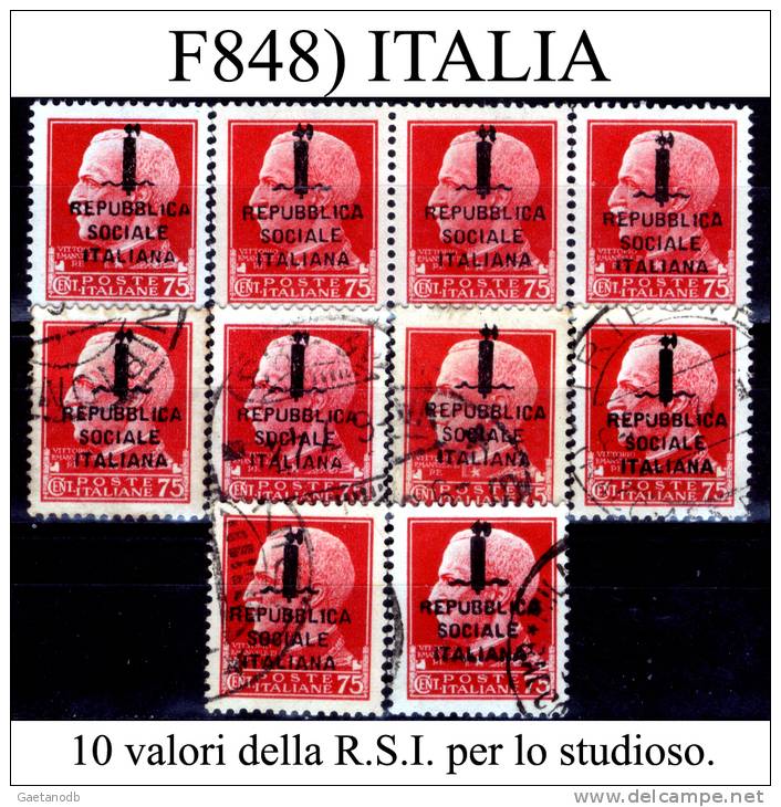 Italia-F00848 - Afgestempeld