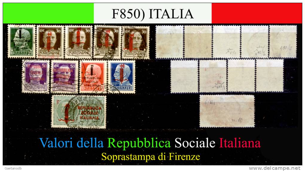 Italia-F00850 - Afgestempeld