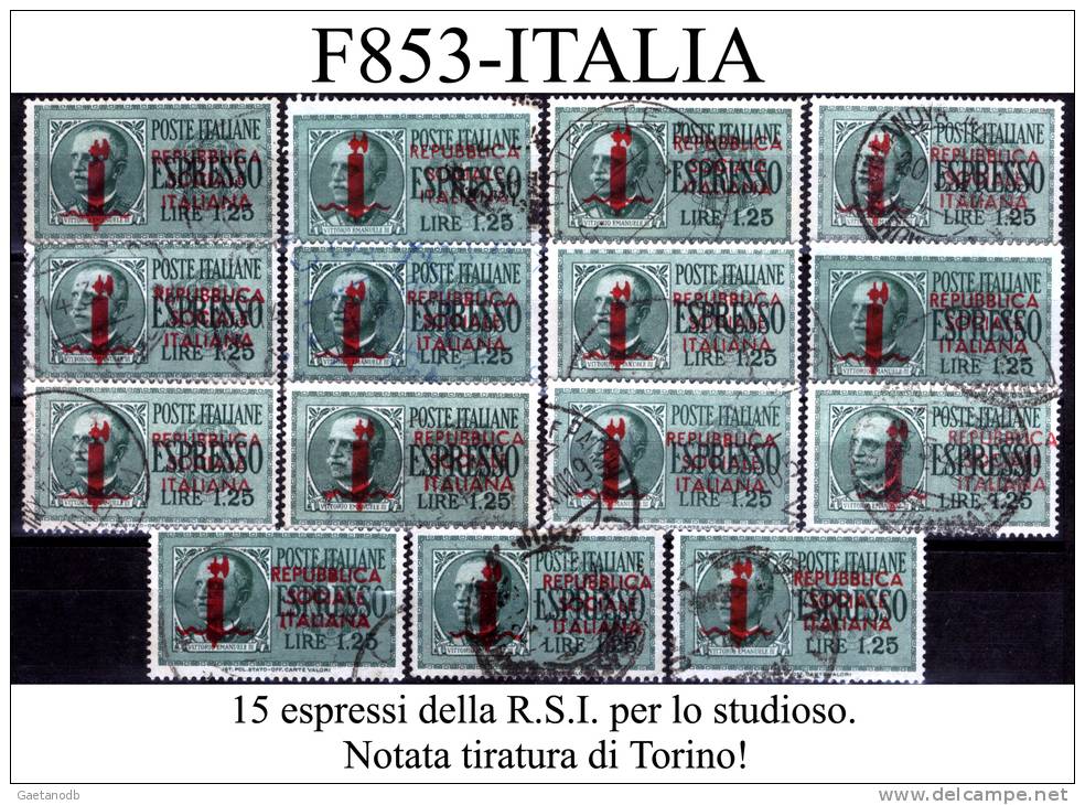 Italia-F00853 - Afgestempeld