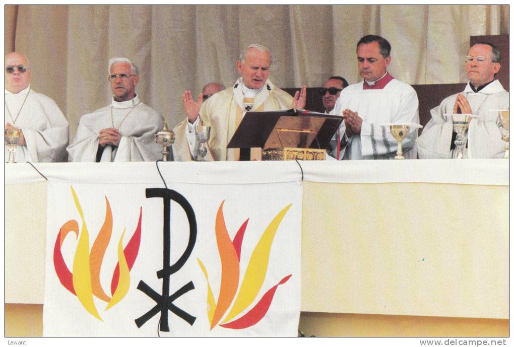 The Visit Of Pope John Paul II FRANCE - 7 Pieces - Papas