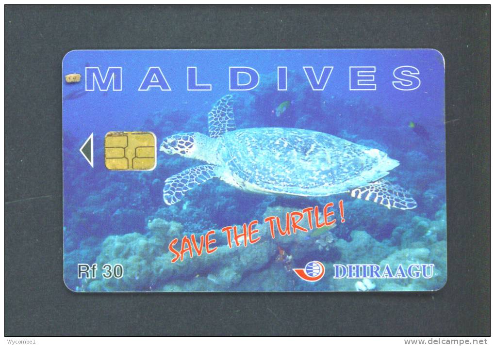 MALDIVES  -  Chip Phonecard As Scan - Maldiven