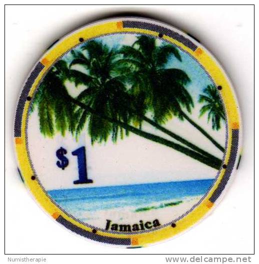 Jamaïque Jamaica : Coconut Tree Casino $1 (Fantasie?) - Casino