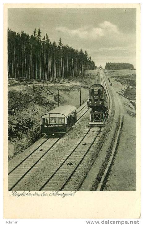 Germany Bergbahn Im Ober Schvargatal Thuringen - Oberweissbach