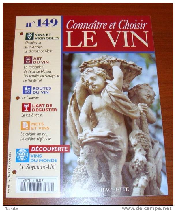 Connaître Et Choisir Le Vin 149 Éditions Hachette 1997 - Küche & Wein