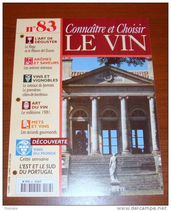 Connaître Et Choisir Le Vin 83 Éditions Hachette 1997 - Cooking & Wines